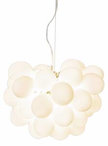 Lampa Wisząca By Rydéns, Gross, ściemnialny, biały, salon, szkło, nowoczesny