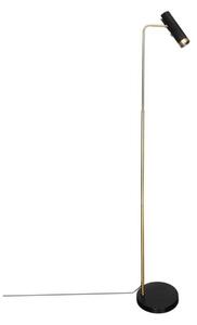 Lampa Podłogowa By Rydéns, złoty | mosiężny, salon, metal