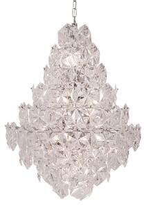 Lampa Wisząca By Rydéns, Monarque Grande, ściemnialny, transparentny, salon, tworzywo sztuczne, design