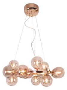 Lampa Wisząca By Rydéns, Splendor, ściemnialny, beżowy, salon, szkło