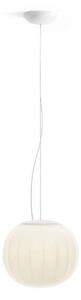 Lampa Wisząca Luceplan, ściemnialny, biały, salon, szkło