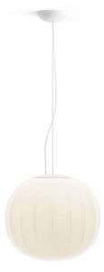 Lampa Wisząca Luceplan, ściemnialny, biały, salon, szkło