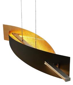 Lampa Wisząca Lucande, Marija, ściemnialny, czarny, salon, metal, nowoczesny
