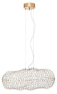 Lampa Wisząca By Rydéns, Hayden, ściemnialny, złoty | mosiężny, salon, metal, design