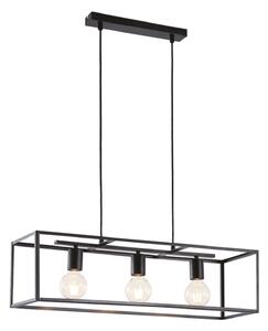 Lampa Wisząca Lindby, Emily, ściemnialny, czarny, kuchnia, metal, nowoczesny