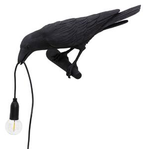 Lampa Stołowa SELETTI, Bird Lamp, czarny, salon, tworzywo sztuczne, design