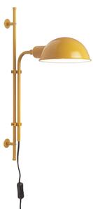 Lampa Ścienna MARSET, Funiculí A, żółty, salon, metal, design
