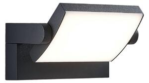 Zewnętrzna Lampa Lindby, Sherin, czarny, balkon, aluminium, nowoczesny