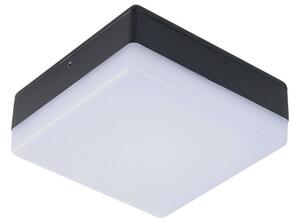 Zewnętrzna Lampa Lucande, Thilo, czarny, taras, tworzywo sztuczne, nowoczesny