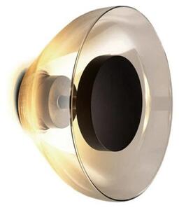 Lampa Ścienna MARSET, Aura, szary, salon, szkło, design