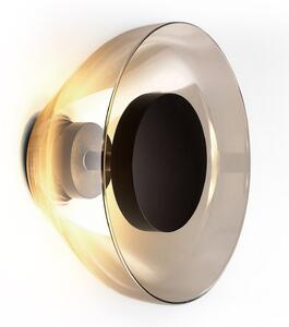 Lampa Ścienna MARSET, Aura, ściemnialny, szary, salon, szkło, design
