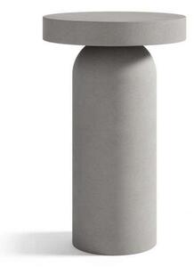 Zewnętrzna Lampa Luceplan, ściemnialny, szary, taras, beton