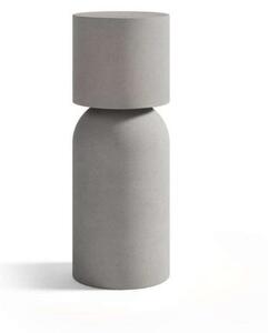 Zewnętrzna Lampa Luceplan, ściemnialny, szary, taras, beton