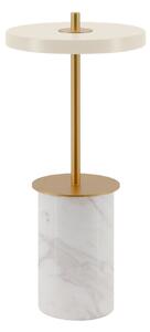 Zewnętrzna Lampa UMAGE, Asteria Move Mini, ściemnialny, biały, taras, kamień, design