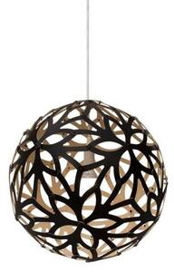 Lampa Wisząca david trubridge, czarny, salon, bambus