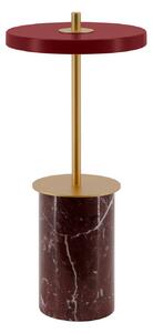 Zewnętrzna Lampa UMAGE, Asteria Move Mini, ściemnialny, czerwony, taras, kamień, design