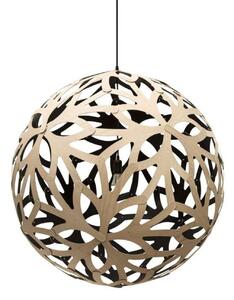 Lampa Wisząca david trubridge, czarny, salon, bambus