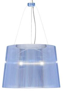 Lampa Wisząca Kartell, Gé, niebieski, salon, tworzywo sztuczne, design