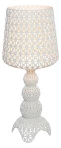 Lampa Stołowa Kartell, Mini Kabuki, ściemnialny, biały, salon, tworzywo sztuczne, design