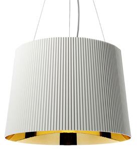 Lampa Wisząca Kartell, Gé, biały, salon, tworzywo sztuczne, design