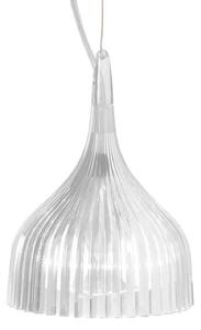 Lampa Wisząca Kartell, É, transparentny, salon, tworzywo sztuczne, design