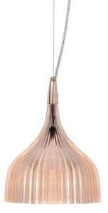 Lampa Wisząca Kartell, pudrowy róż, salon, metal