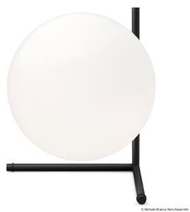 Lampa Stołowa FLOS, IC T2, ściemnialny, czarny, salon, szkło, design