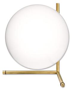 Lampa Stołowa FLOS, IC T2, ściemnialny, złoty | mosiężny, salon, metal, design
