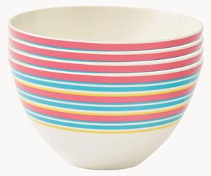 Komplet miseczek z porcelany Calypso Stripe, 4 elem
