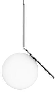 Lampa Wisząca FLOS, IC S2, ściemnialny, metaliczny, salon, szkło, design