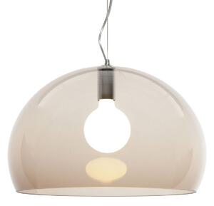 Lampa Wisząca Kartell, FL/Y, ściemnialny, brąz rdzawy, salon, tworzywo sztuczne, design