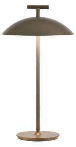 Lampa Stołowa Kartell, Mini Geen-A, antyczny mosiądz, salon, metal, design