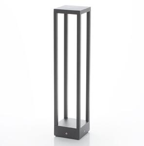Zewnętrzna Lampa Lucande, Carlota, czarny, taras, metal, nowoczesny