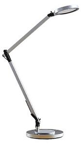 Lampa Stołowa Lindby, Rilana, ściemnialny, metaliczny, gabinet | pracownia, metal, nowoczesny