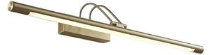 Lampa Ścienna Lindby, Mailine, złoty | mosiężny, salon, metal, nowoczesny