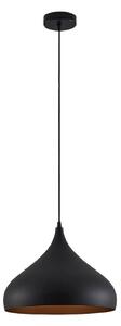 Lampa Wisząca Lindby, Ritana, ściemnialny, czarny, salon, aluminium, nowoczesny
