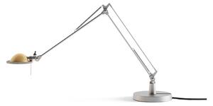 Lampa Stołowa Luceplan, metaliczny, gabinet | pracownia, aluminium