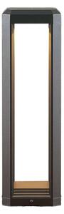 Zewnętrzna Lampa Lucande, Fery, czarny, taras, metal, nowoczesny