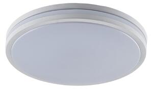 Lampa Sufitowa Lindby, Arnim, ściemnialny, biały, łazienka, tworzywo sztuczne, nowoczesny
