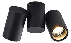 Lampa Sufitowa Arcchio, Gesina, ściemnialny, czarny, salon, metal, nowoczesny