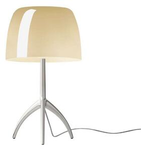 Lampa Stołowa Foscarini, ściemnialny, metaliczny, salon, aluminium