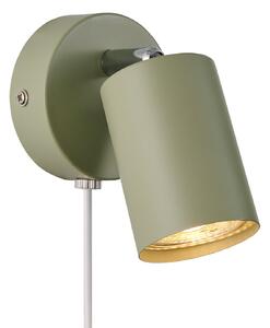 Lampa Ścienna Nordlux, Explore, zielony, przedpokój, metal, skandynawski