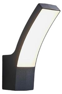 Zewnętrzna Lampa Lindby, Ilvita, czarny, balkon, aluminium, nowoczesny