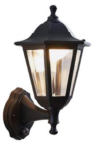 Zewnętrzna Lampa Lindby, Iavo, czarny, balkon, tworzywo sztuczne, antyczny