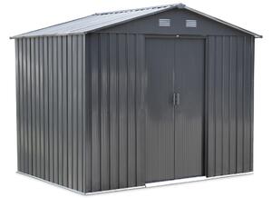 Metalowy domek narzędziowy Helsinki 2,4 x 1,7 m Store Boss antracyt
