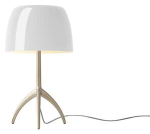 Lampa Stołowa Foscarini, ściemnialny, biały, salon, aluminium
