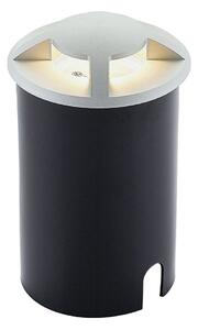 Zewnętrzna Lampa Lucande, Milara, ściemnialny, metaliczny, taras, aluminium, nowoczesny
