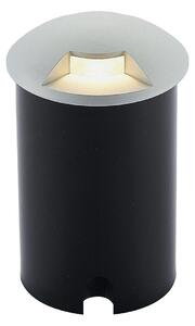 Zewnętrzna Lampa Lucande, Milara, ściemnialny, metaliczny, taras, aluminium, nowoczesny