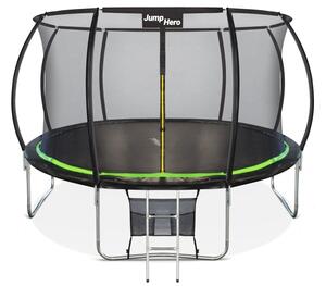 Trampolina ogrodowa Premium z siatką wewnętrzną 427cm Jump Hero 14FT