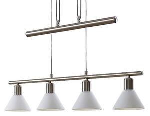 Lampa Wisząca Lindby, Delira, ściemnialny, metaliczny, salon, metal, nowoczesny